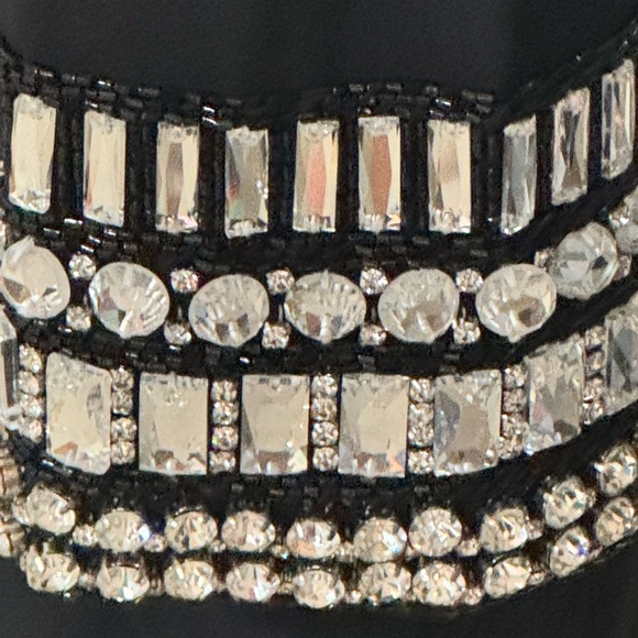 JASZ COUTURE Black Mini Dress One Shoulder Bodycon Size 2‎ XS Prom Dance Party - Picture 8 of 10